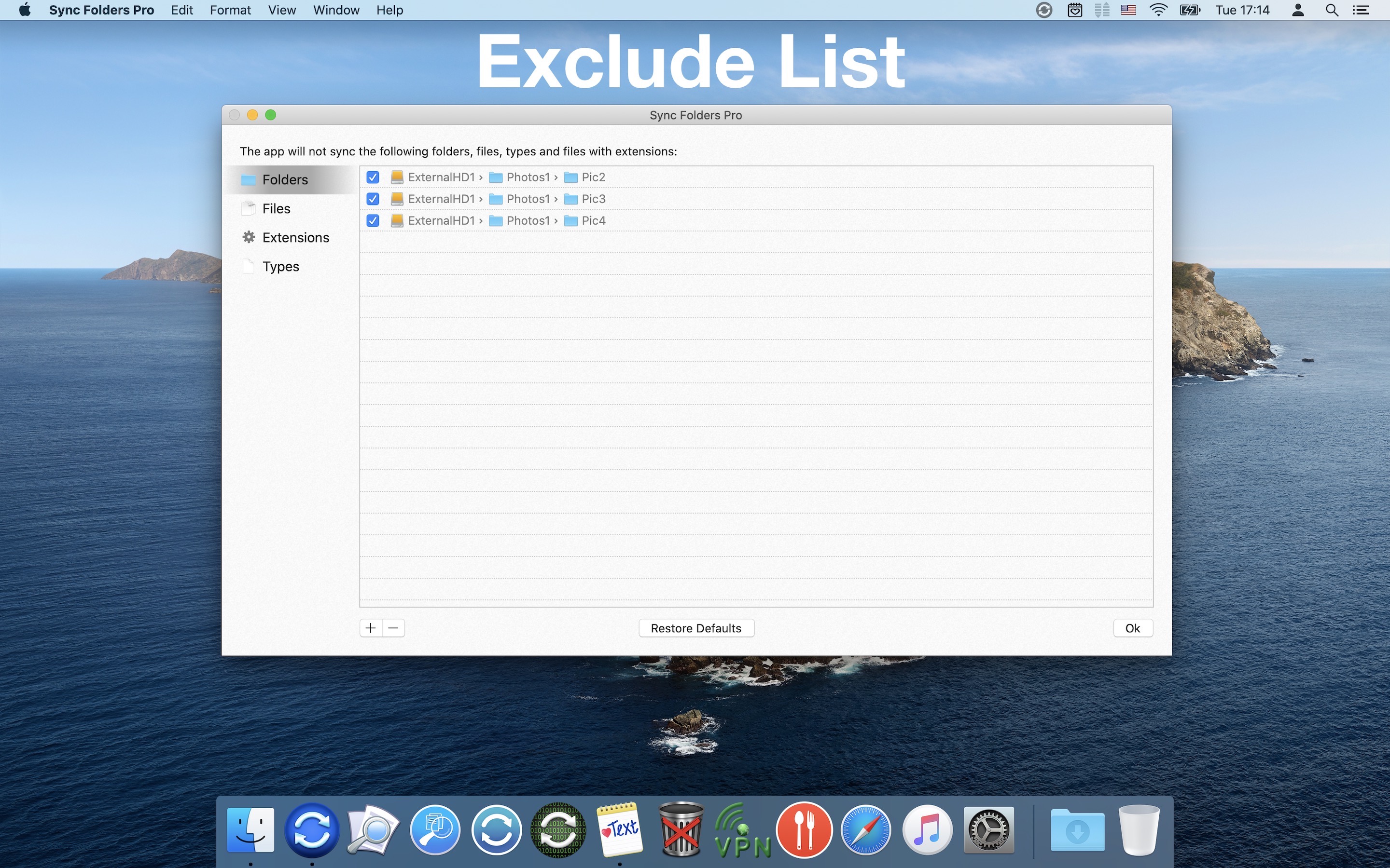 compare and sync folders mac